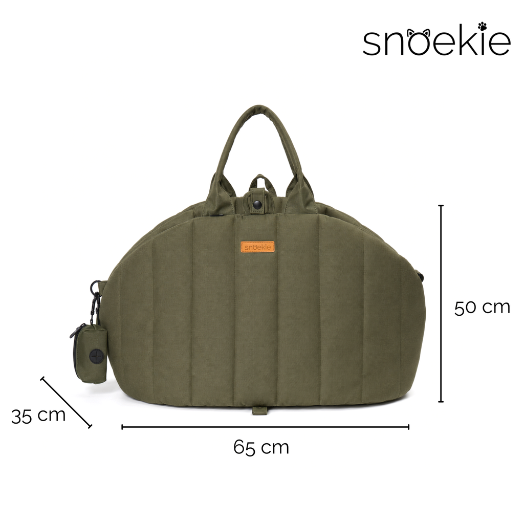 Sharie - Snoekie Premium Haustier-Tragetasche & Autositz mit Sicherheitsgurt