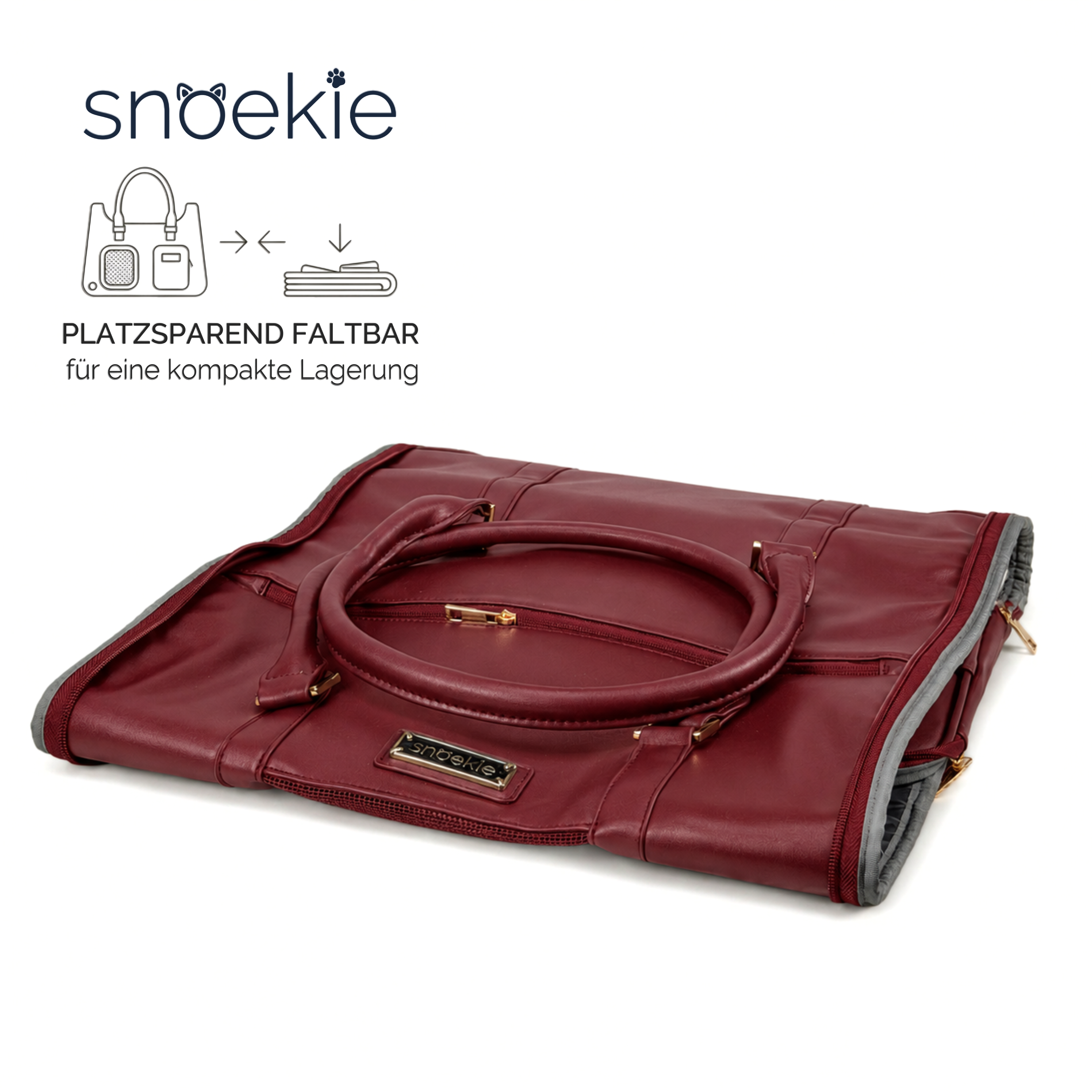 Roxie - Snoekie Premium Haustier-Tragetasche & Autositz mit Sicherheitsgurt
