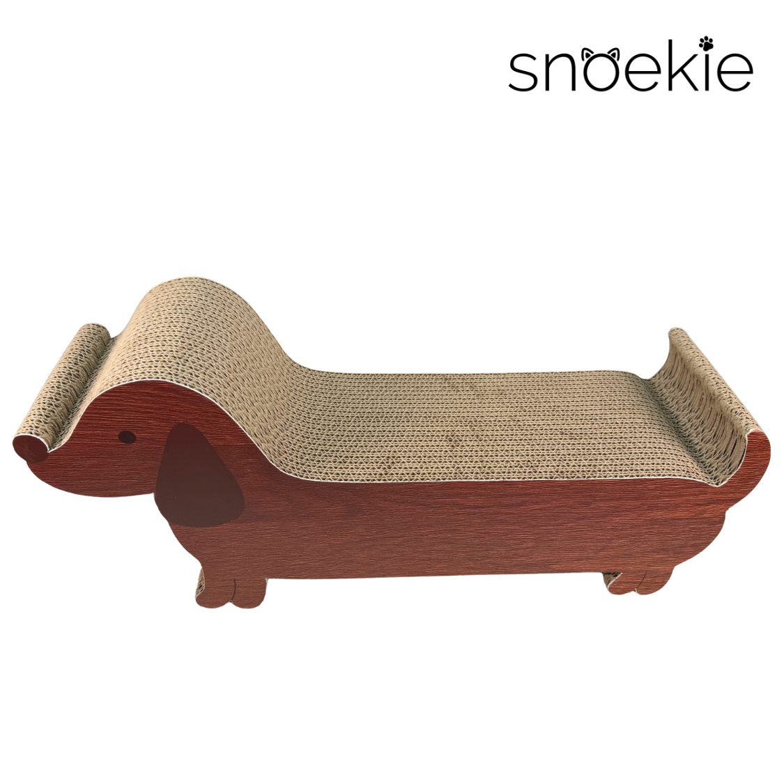 "Dackel" - Wellpappe-Katzenkratzbrett