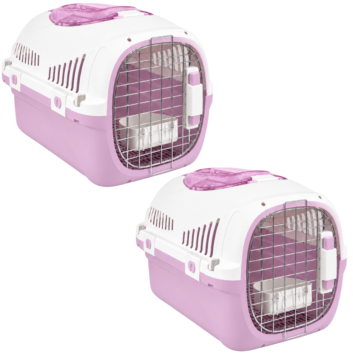 Skylight 2ER BUNDLE -  Transportbox für Katzen & kleine Hunde mit Dachöffnung