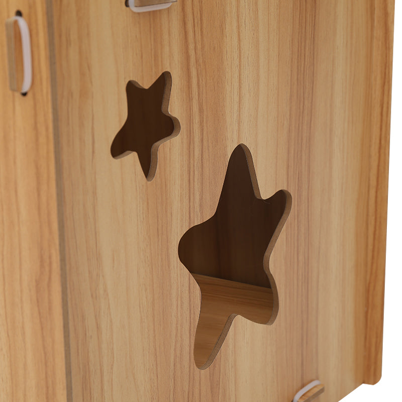 "Scratch Cube" - Kratzmöbel aus MDF-Platte und Wellpappe
