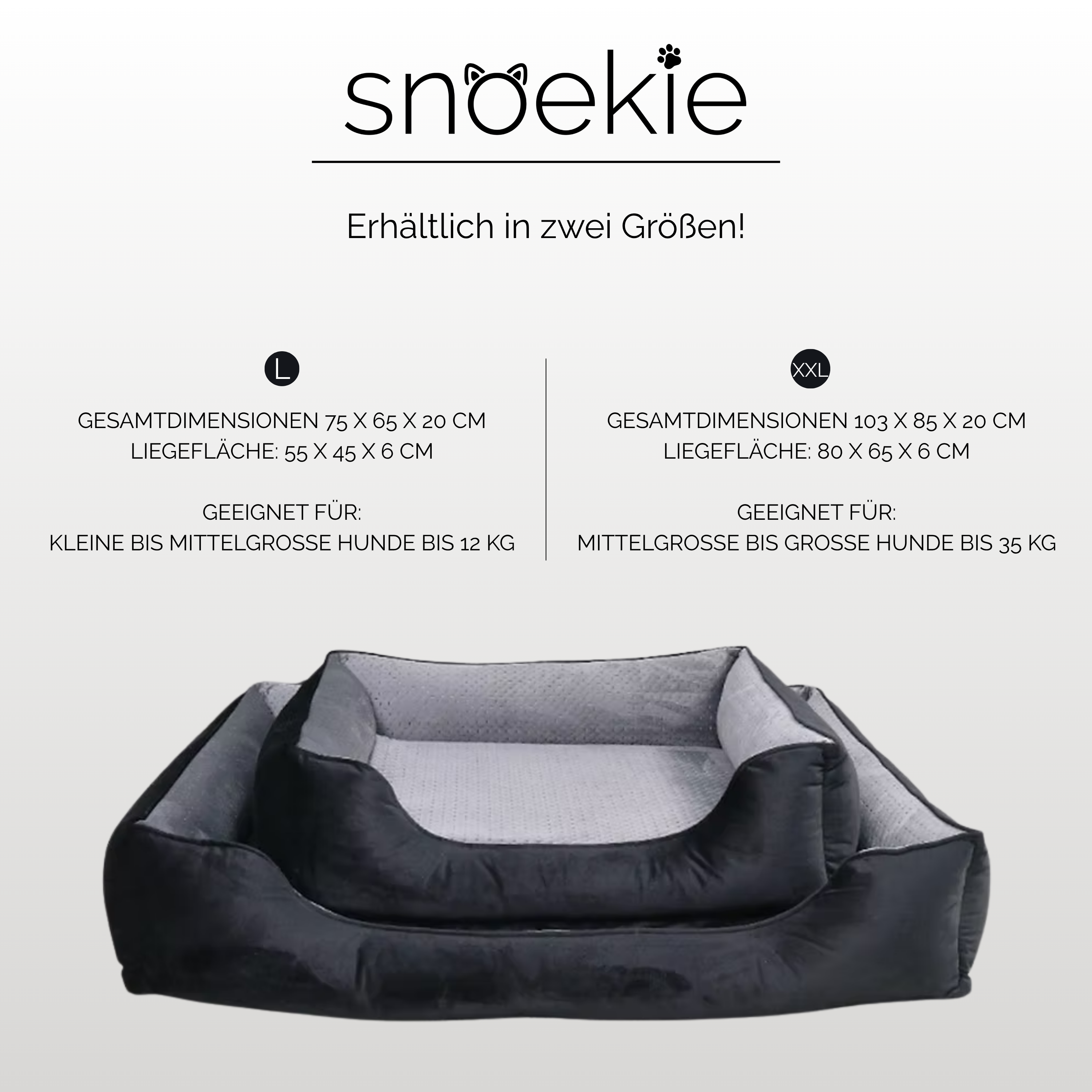 Hundebett "Gini" | inkl. Wechselbezug