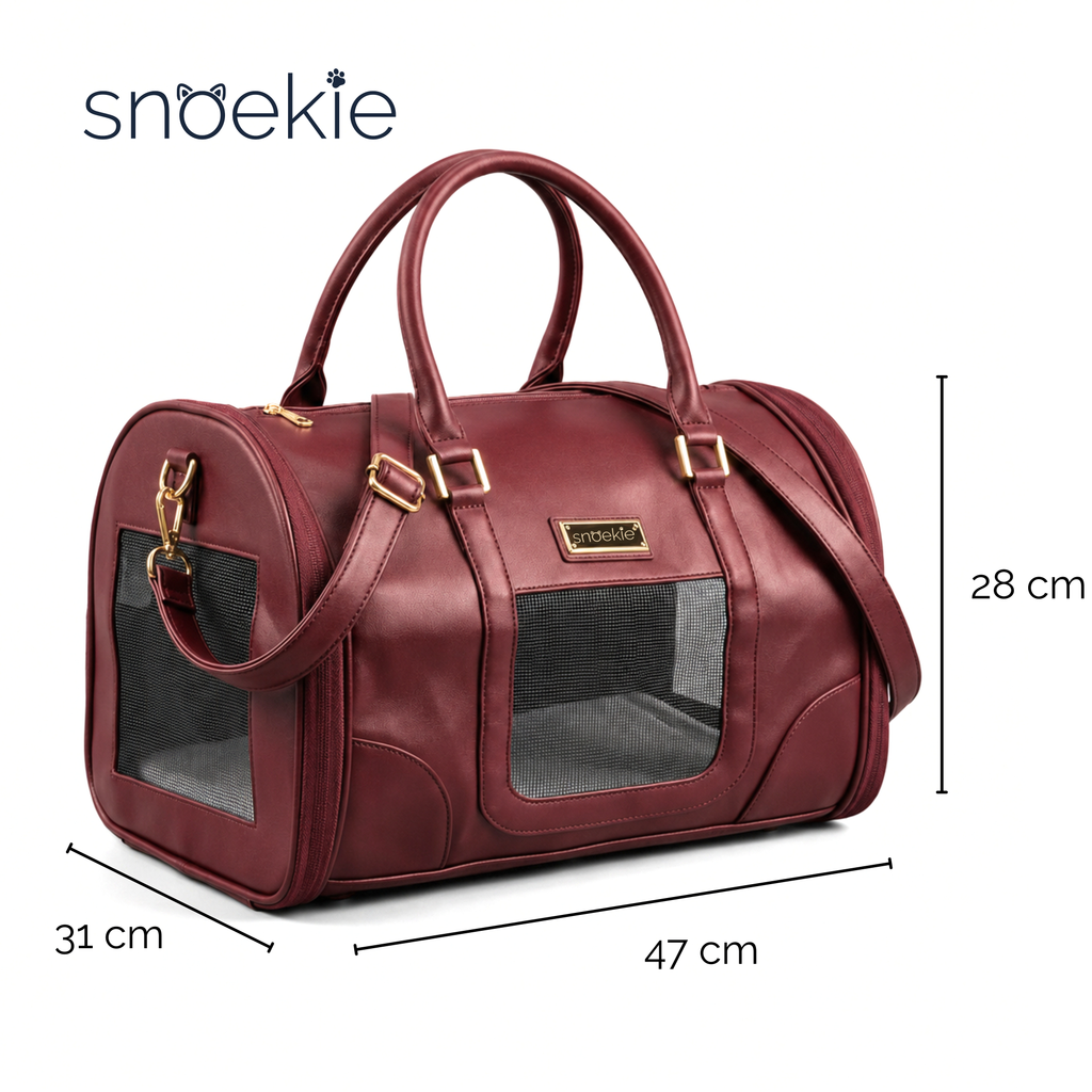 Roxie - Snoekie Premium Haustier-Tragetasche & Autositz mit Sicherheitsgurt