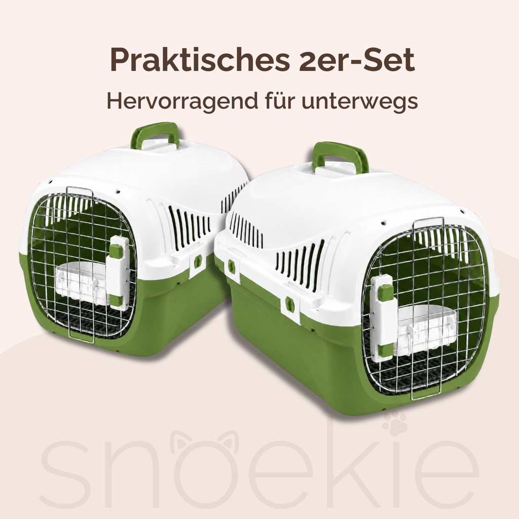 Cabin 2ER BUNDLE - Transportbox für Katzen & kleine Hunde