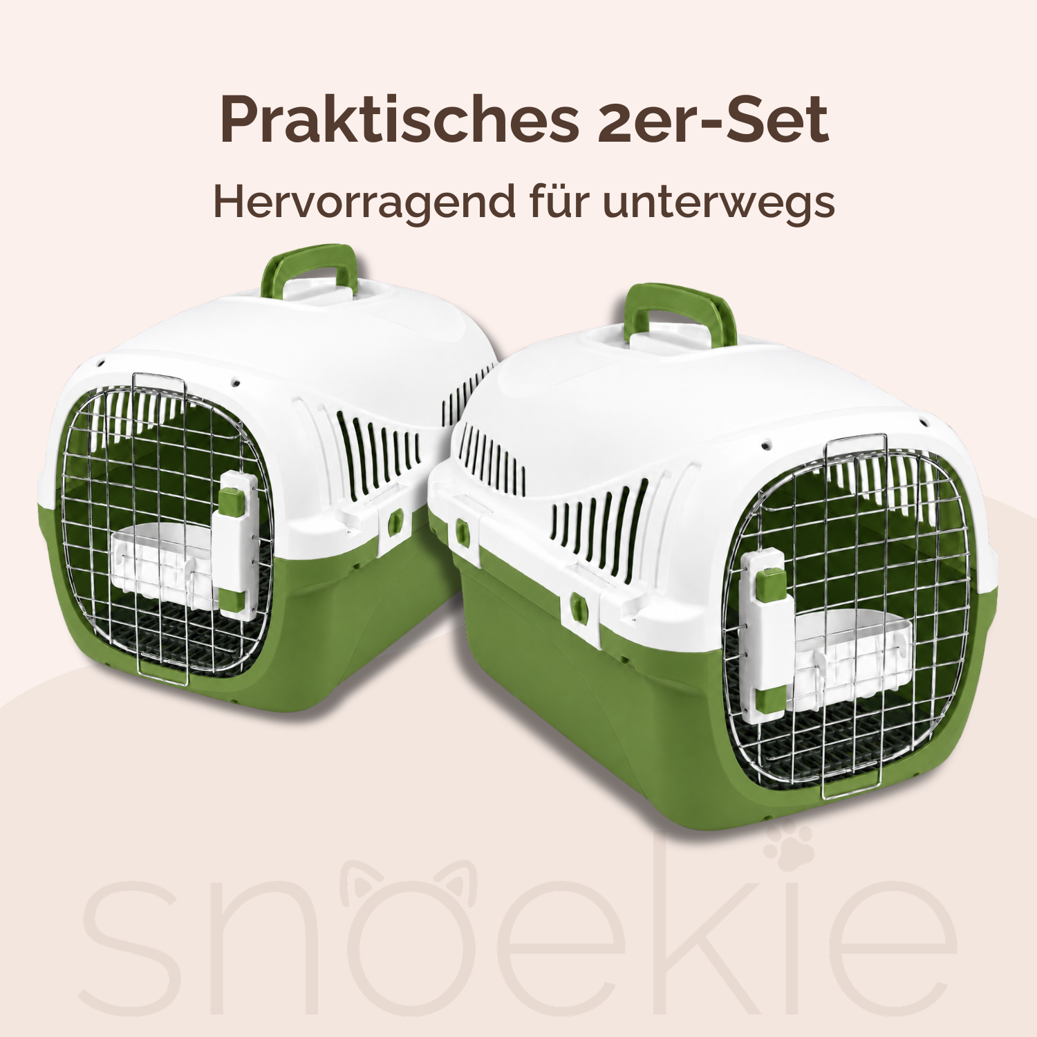 Cabin 2ER BUNDLE - Transportbox für Katzen & kleine Hunde