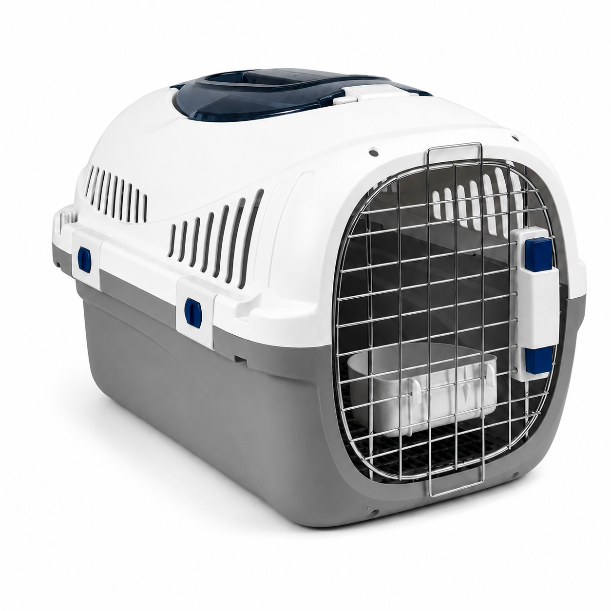 Haustier Transportbox mit aufklappbarer Dachöffnung