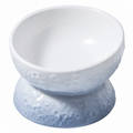Porzellan-Fressnapf "Moon" -  Erhöhtes Ergonomisches Design