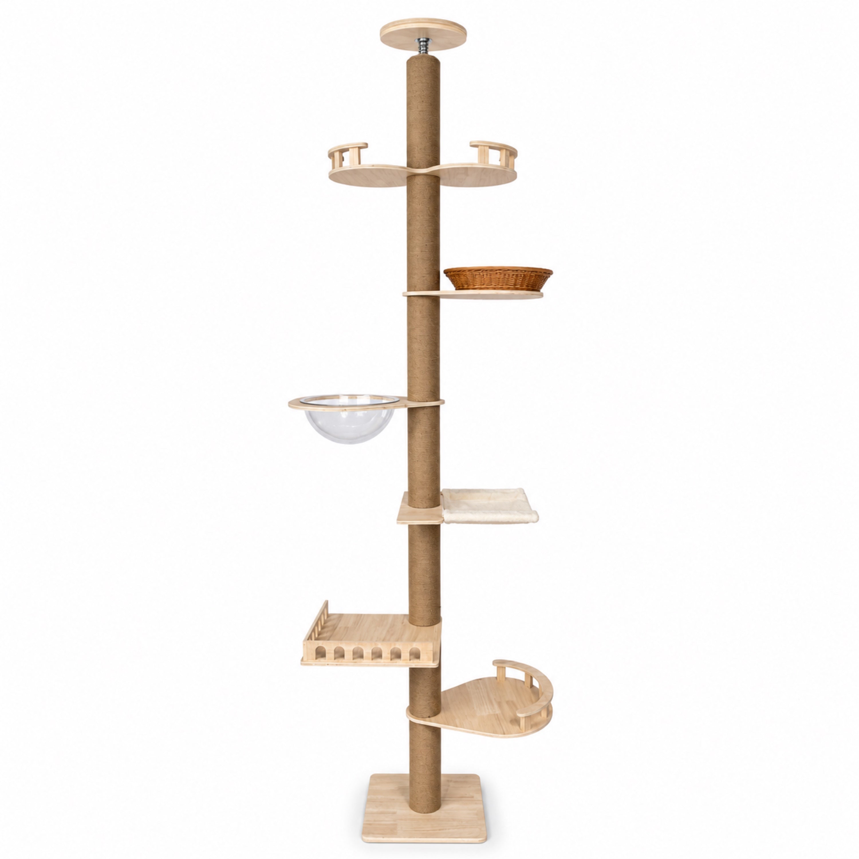 "Cosmo" - Deckenhohe Kratzsäule bis 270 cm mit modularen Aufbau
