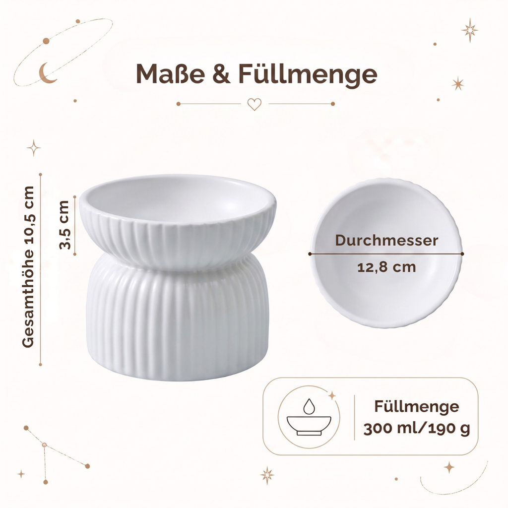 Keramiknapf mit gerillter Oberfläche - Erhöhtes Ergonomisches Design