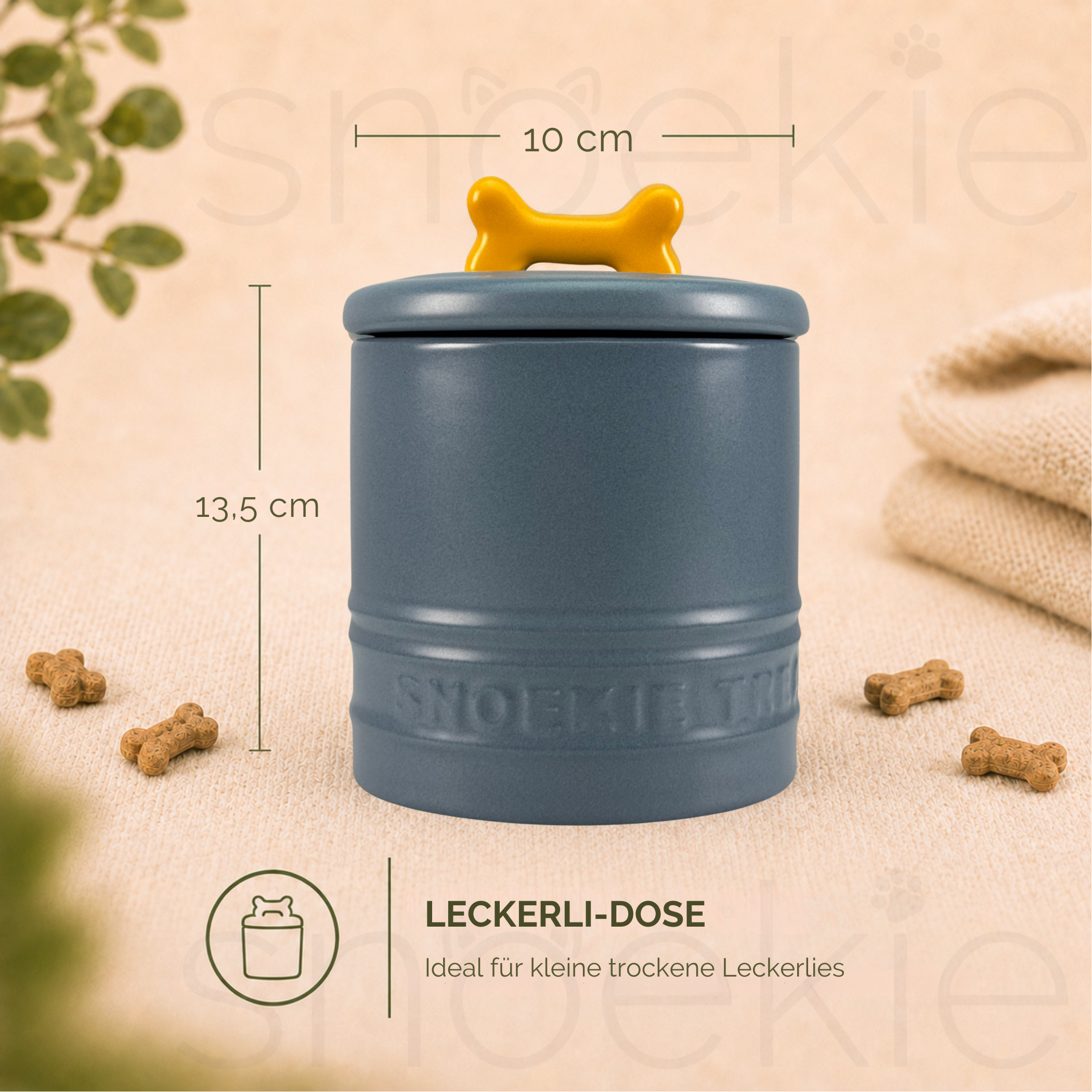 Leckerli-Behälter "Treat" - aus Porzellan
