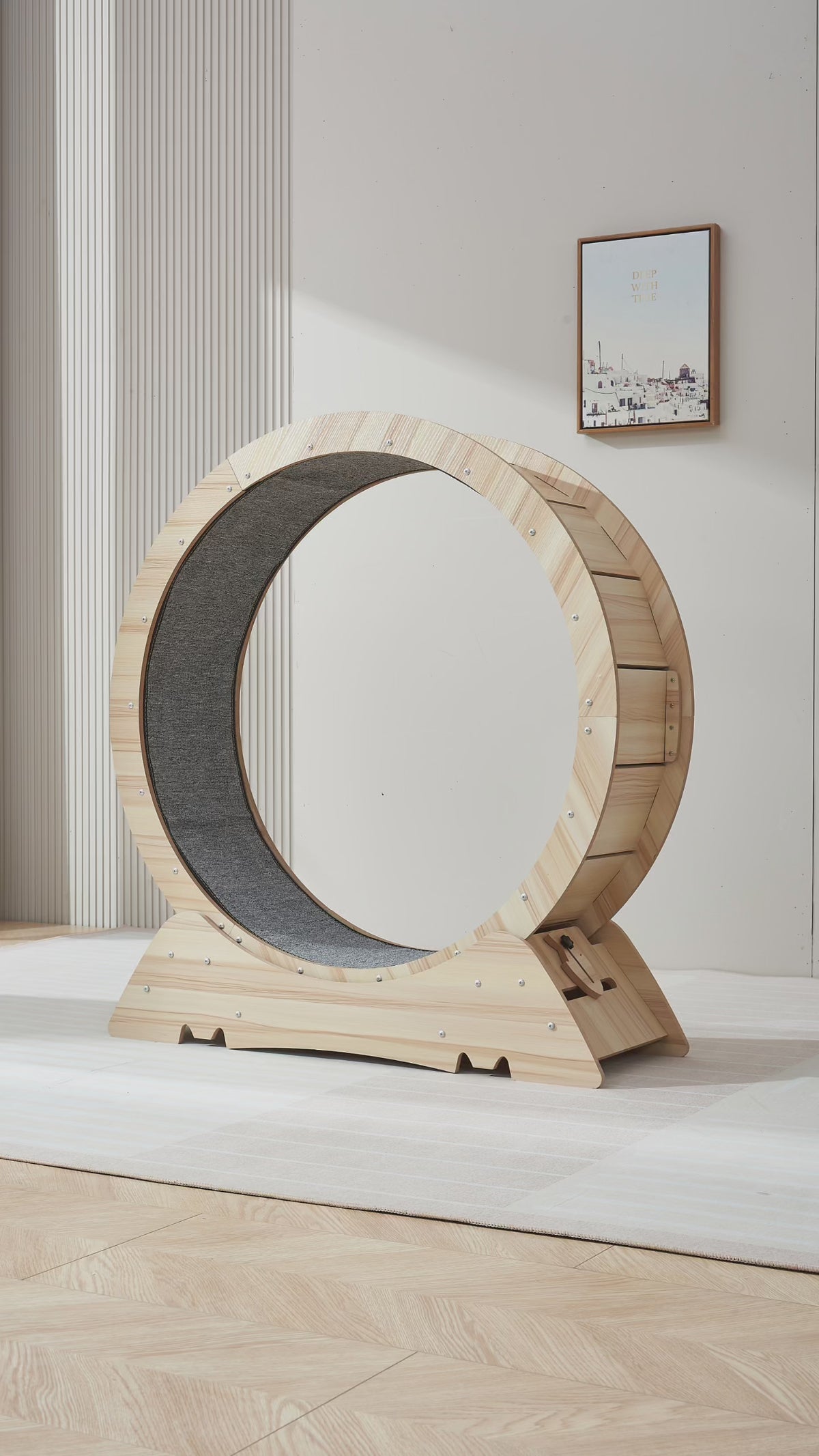 "Milo" - Leises Indoor Katzenlaufrad